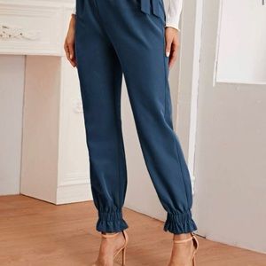 SHEIN Waist Paperbag Pants